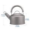 BVFNKQSC 1200ml pure titanium teapot, outdoor cookware with filter cap, portable camping kettle,A view 2