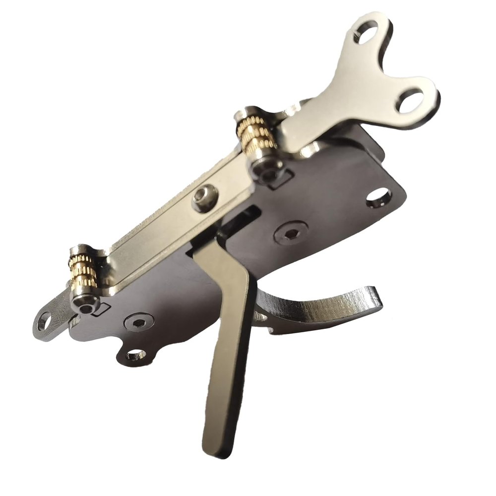 FEIXIA-105A 304 Stainless Steel Fishing Mechanism Submersible Amphibious Full Metal Steel 100 Pounds DIY Speargun Trigger