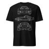 1979 Chevy Corvette C3 Short-Sleeve Mens T-Shirt for Classic Car Fans Black view 1