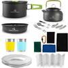 Camping Cooking Set, Campfire Cooking Equipment, Camp Kitchen, Camping Cookware Set, Mess kit Camping Person, Camping Kitchen Set, Camp Utensil Set, Picnic Set, Camping Dish Set view 2