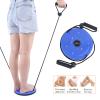 Waist Twisting Disc, Twisting Waist Disc Multifunction Twisting Waist Disc With Pull Rope 25X25cm,Blue view 4