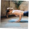 BRIGHTFUFU Padded Yoga Mat for Fitness Training Thick Exercise Cushion for Balance and Stability Pad for Yoga and Elegant Design view 4