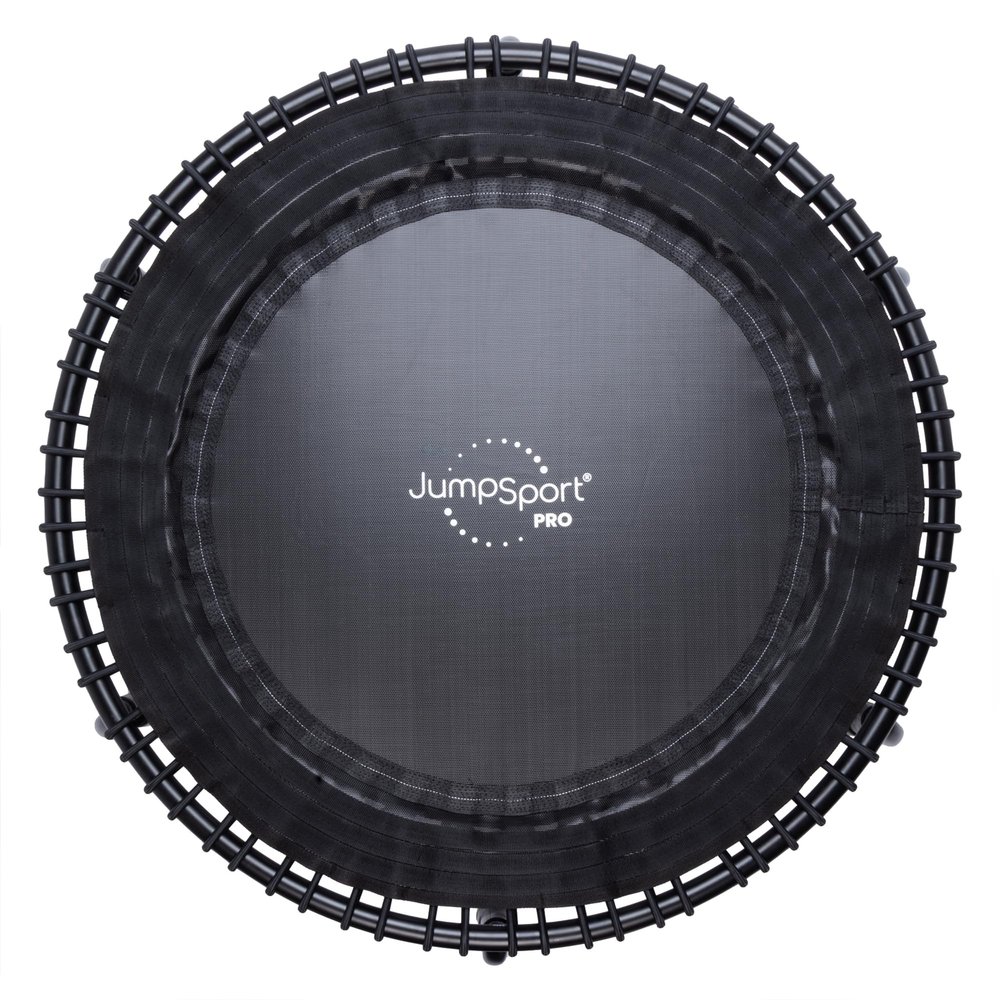 JumpSport 550 CE PRO Fitness Trampoline, 44" | Commercial Quality Fitness Rebounder | Stackable | Adjustable Firmness | 325 lb Wt. Rating