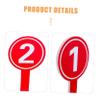 UTHCLO 10pcs Handheld Scoreboard Paddles Flip Score Paddle for Sports Voting and Games Robust view 2
