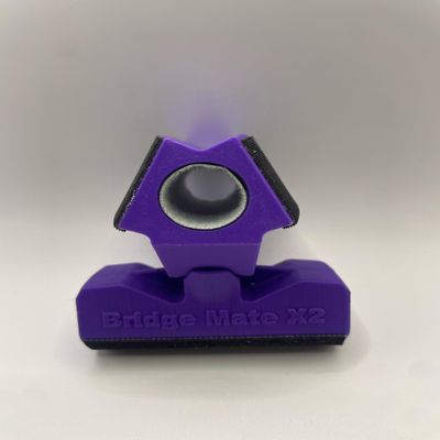 Purple,Two in one, Rail-Bridge-Mate x2 Plastic Slip-On Bridge,Portable, Breaks Down, Pool Billiard, Cue Bridge, Billiard Pool Cue Accessories for Pool Table