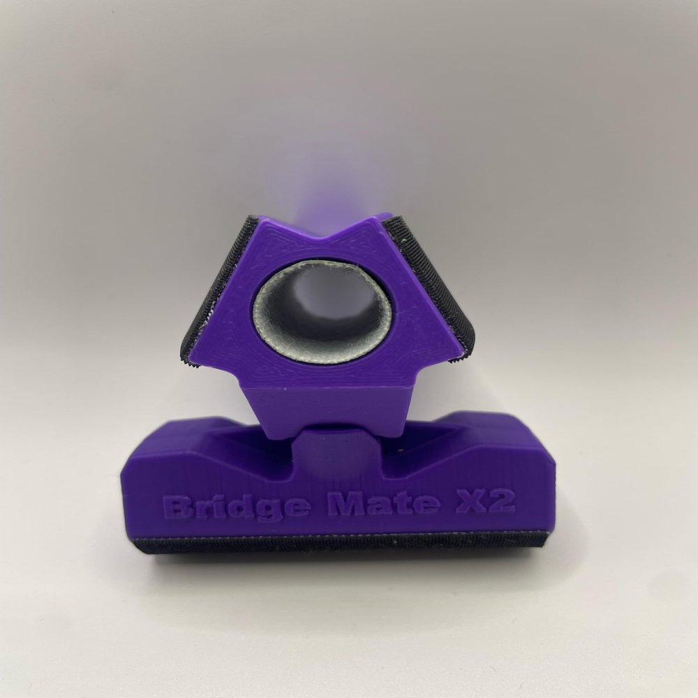 Purple,Two in one, Rail-Bridge-Mate x2 Plastic Slip-On Bridge,Portable, Breaks Down, Pool Billiard, Cue Bridge, Billiard Pool Cue Accessories for Pool Table