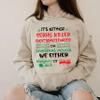 Crime Documentaries Sweatshirt, Horror Christmas Funny Christmas Shirt, Slaying Or Sleighing, Christmas Movies Sweatshirt, Holiday Outfit view 4