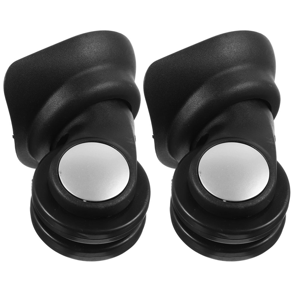 GAROZATION 2pcs Suitcase Replacement Wheels Swivel Travel Luggage Casters and Compact Rolling Wheel for Easy Movement of Your Luggage
