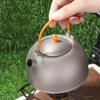 IGRIXLSD 1PC Pure Titanium Outdoor Kettle 400ML Camping Portable Tea Cooking Titanium Kettle view 3