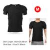 Anti Collision Sports Shirts, Silicone Padded Vest Shorts Pant Black Compression Shirt Football Rib Protectors Wearable Chest Protector for Sports view 2
