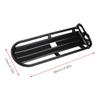 Bicycle Rear Seat Luggage Shelf, 10kg Max Weight Bikes Carrier Bracket Rack 38x12x9.5cm/14.96x4.72x3.74inch Retractable Cargo Rear Seat for Mountain Bike view 2