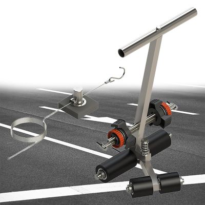 GESAIDES Pushable Court Line Tape Machine, Striping Line Marking Machine, Masking Tape Basketball Court Marking Kit with Drawing Circle Kit