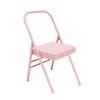 Eqvexd Pilates Yoga Chair,Iyengar Auxiliary Chair,Yoga Auxiliary Chair Backless Yoga Chair Anti-Slip,Stable with Non-Slip Feet Covers,Metal Folding Chair,Pink-Routine view 1