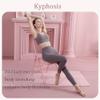 Eqvexd Pilates Yoga Chair,Iyengar Auxiliary Chair,Yoga Auxiliary Chair Backless Yoga Chair Anti-Slip,Stable with Non-Slip Feet Covers,Metal Folding Chair,Pink-Routine view 4
