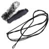 Hand Weaving Dacron Archery Bowstrings - Universal Replacement Bowstring, Recurve & Traditional Bow String (14 Strands within 50 lbs, with Rabbit Fur Bowstring Silencers, AMO 56 (String Length 52)) view 1