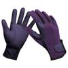 ChinFun Kids Leather Insulated Horse Riding Gloves Breathable Children Equestrian Gloves Anti-Slipping Horseback Mitts Purple S view 1