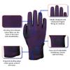 ChinFun Kids Leather Insulated Horse Riding Gloves Breathable Children Equestrian Gloves Anti-Slipping Horseback Mitts Purple S view 3