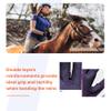 ChinFun Kids Leather Insulated Horse Riding Gloves Breathable Children Equestrian Gloves Anti-Slipping Horseback Mitts Purple S view 4
