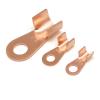 POWTAXBJGD Wire Terminal OT Type 3A 5A 10A 20A 30A 40A 50A 60A 80A Red Copper Bare Nose Lugs Crimp Open Mouth Cable Connector Splice(500 Pieces,OT-20A) view 3