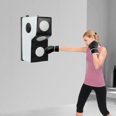 Wall Punching Pad for Adults, Boxing Wall Punching Pad Wall Mount Punching Bag up to 881.85 Lbs, Space-Saving Boxing Training Equipment for Hooks, Wall Mounted Uppercut Boxing Bag
