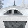 XQZMZSCP Ice Fishing Shelter, 3-8 Person Insulated Ice Fishing Tent, Pop Up Portable Ice Shanty Thermal Hub with Removable Floor Mat, Carrying Bag (Blue 5~8 People) view 4