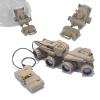 GPNVG18 Night Vision Goggles with Mount for PVS15/PVS18, Four-Tube Binocular Night Vision Dummy Model for Tactical Helmet NVG Mount, Cosplay Prop,CS, No Function (Sandy with NVG Mount) view 2