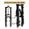 Descending Bike Fork, 20"24"26" MTB Shock Fork, Double Shoulder Suspension Setup, V-brake + Disc Brake(26 Inch) view 4