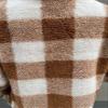 TIAFORD Womens Plaid Jacket Long Sleeve Coat Warm Autumn Winter Button Down Oversized Top with Pockets Casual Cardigan view 3