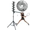 TBANVOO Automatic Pitching Machine, Tennis Ball Feeder, Soft Toss Trainer, 4 Ft - 6 Ft Adjusted, with Removable Chute, for Beginners, Tennis Teaching and Training view 1