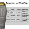 Ultralight Down Mummy Sleeping Bag,Duck Down 800 FP,IFlex7D Tear Resistant Waterproof Nylon,with Anti-Clip Zipper,Compression Bag,Storage Bag,Splicable,for Backpacking,Campers (Dusk, M) view 4