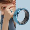 Zopsc Smart Ring for Women Men, IP68 Smart Ring Health Tracker for Android for OS X, Stylish Sleep Tracker Fitness Ring for Sports Sleep (11) view 2