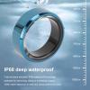 Zopsc Smart Ring for Women Men, IP68 Smart Ring Health Tracker for Android for OS X, Stylish Sleep Tracker Fitness Ring for Sports Sleep (11) view 3