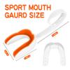 2 Pack Youth Football Mouth Guard with Strap and Case, Adults Sports Mouthguard Mouth Pieces for Football, Boxing, Basketball, Rugby, Hockey, Lacrosse, MMA, Wrestling, Soccer (Pink& Orange) view 2