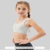 Sascina Bra for Girls 10-12 Seamless Teen Girls Sports Bras Ultra Comfort Soft Tween Bras 10-16 Removeable Padding Black+Bone White+Rose Pink+Candy Blue view 2