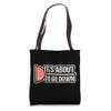 It's About To Go Down Plunger Humor Plumbing Funny Plumber Tote Bag view 1