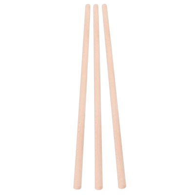 3Pcs Open Shoulder Back Correct Hunchback Stick Body Training Fitness Yoga Assist 2x70cm, Smooth Surface, Comfortable Grip, Round Polished Ends, Log Cutting, Fine Workmanship