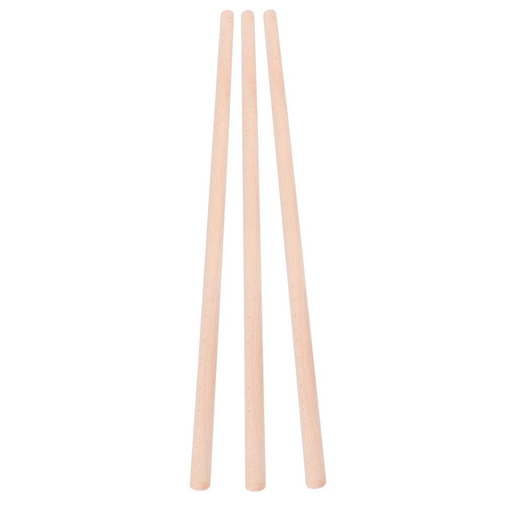 3Pcs Open Shoulder Back Correct Hunchback Stick Body Training Fitness Yoga Assist 2x70cm, Smooth Surface, Comfortable Grip, Round Polished Ends, Log Cutting, Fine Workmanship