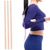 3Pcs Open Shoulder Back Correct Hunchback Stick Body Training Fitness Yoga Assist 2x70cm, Smooth Surface, Comfortable Grip, Round Polished Ends, Log Cutting, Fine Workmanship view 3