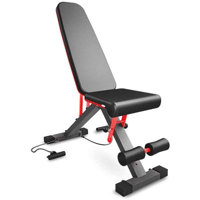 CKKNILV Adjustable Workout Bench,Dumbbell Stool Weight Bench,Sit-Up Dumbbell Bench,Multifunctional Fitness Stool,Folding Professional Bench,Max Load 300Kg