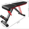 CKKNILV Adjustable Workout Bench,Dumbbell Stool Weight Bench,Sit-Up Dumbbell Bench,Multifunctional Fitness Stool,Folding Professional Bench,Max Load 300Kg view 2