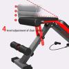 CKKNILV Adjustable Workout Bench,Dumbbell Stool Weight Bench,Sit-Up Dumbbell Bench,Multifunctional Fitness Stool,Folding Professional Bench,Max Load 300Kg view 4