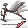 CKKNILV Adjustable Weight Bench Training Fitness Gym Multifunctional Home Auxiliary Bench Flying Bird Bench Dumbbell Bench Dumbbell Bench Supine Table Abdominal Weight Train,Bla view 2