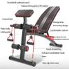 CKKNILV Adjustable Weight Bench Training Fitness Gym Multifunctional Home Auxiliary Bench Flying Bird Bench Dumbbell Bench Dumbbell Bench Supine Table Abdominal Weight Train,Bla view 4