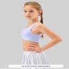 Sascina Girl Bras 10-12 Years Old Seamless Training Bras for Girls Sports Bras Stretchy Comfortable- No Pads, Chest Double Lined, Large Blue/Pink view 2