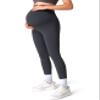Colorfulkoala Womens Dreamlux Maternity Leggings Over The Belly 28" Inseam Soft Activewear Yoga Pregnancy Pants(XL, Dark Carbon) view 1