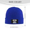 Be Safe Drink with A Nurse Beanie Hat for Men Women Beanies Winter Warm Knit Ski Hat Skull Cap Blue view 3
