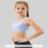 Sascina Girls Bras 10-12 Years Old Seamless Teen Girls Sports Bra Ultra Comfort Soft Tween Bras 10-16 Removeable Padding Nude+Light Gray+Candy Blue+Sand Pink view 2