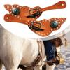 2pcs Spur Strap with Buckle, Adjustable Boot Strap Protective Equipment Spur Straps for Training Horse Boots Cowboy Riding Sports Accessories view 2