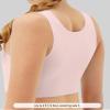 Sascina Girl Bras 10-12 Years Old Seamless First Bra Girls Sports Bras Longline Crop Bra - No Pads, Chest Double Lined Nude+Light Gray+Candy Blue+Sand Pink view 3