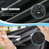 COOSOO Elliptical Cover Elliptical Exercise Machine Cover Waterproof Elliptical Trainer Protective Cover with Drawstring for Home Gym Outdoor Indoor (Black, 61x36x73) view 3